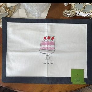 Kate Spade Take the Cake Pretty Pantry Placemats Set of 2